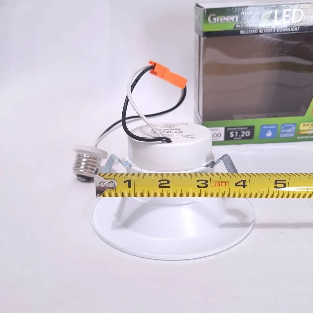 Greenlux‎ LED 4in Recessed Downlight 10W Dimmable Soft White 800 Lumens